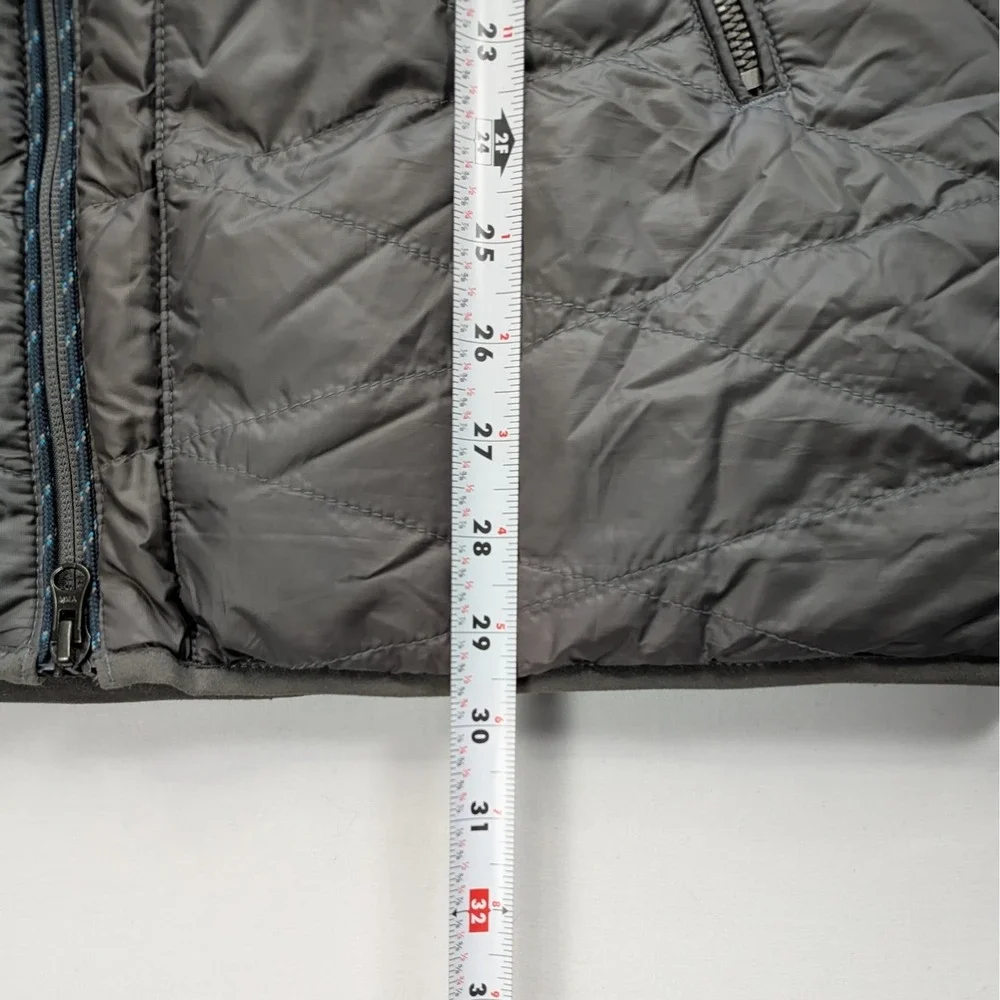 Orage Women's Down Jacket Hooded Puffer Size Large Gray Blue
